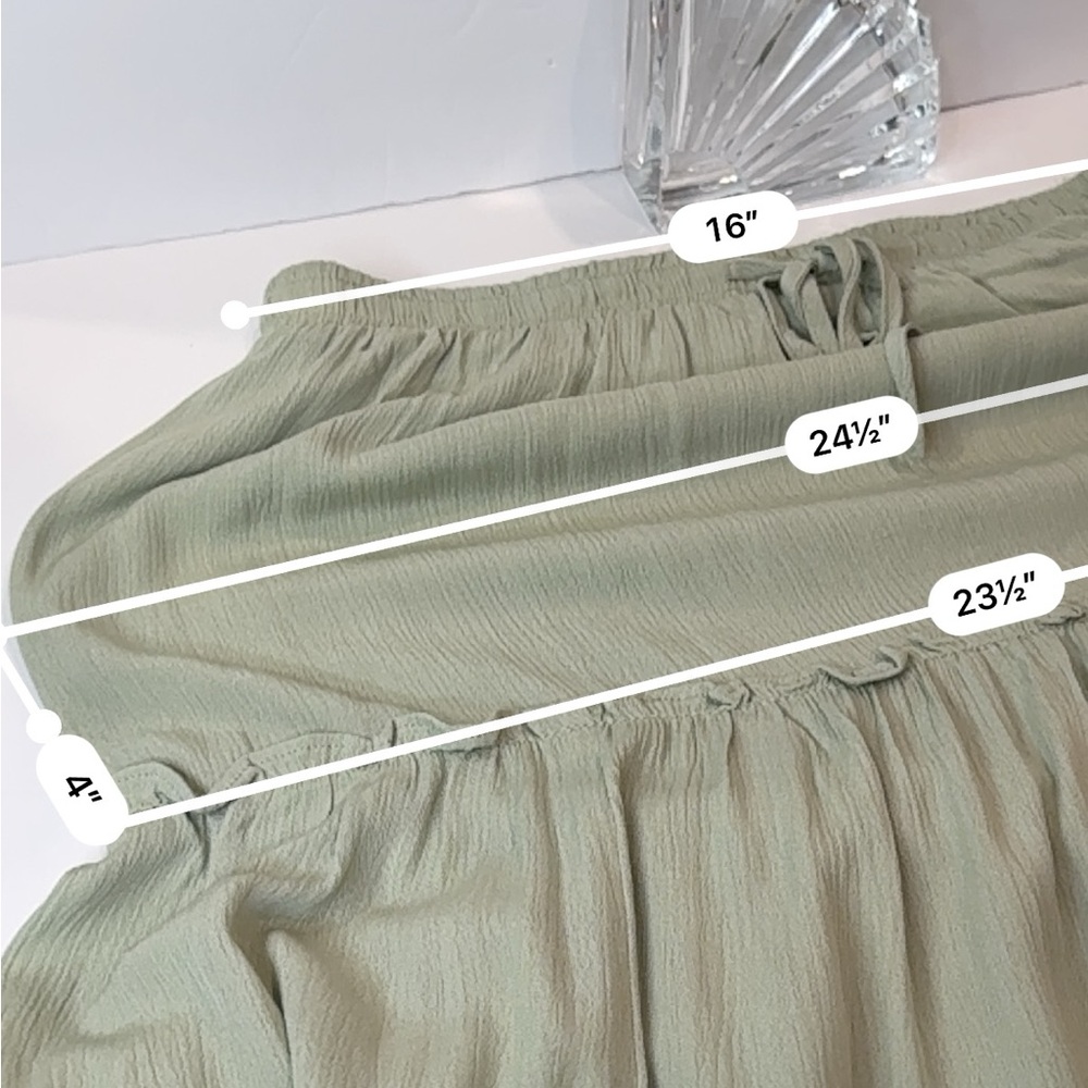 🆕 Desert Sage Tiered Maxi Skirt XL – Boho Western Flowy Maxi 🆕 - Picture 11 of 15